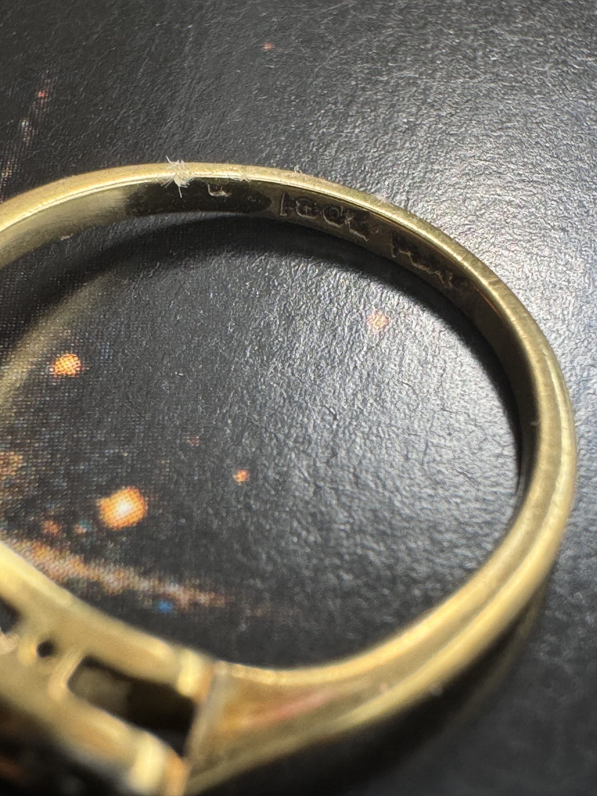 Art Deco Trefoil Diamond Ring - 18ct gold - Image 4