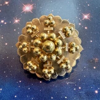 Victorian Etruscan Revival Brooch - 15ct Gold