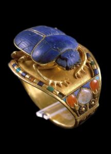 King Tutankhamun Scarab Bracelet - Lapis Lazuli - (c) Egypt Museum