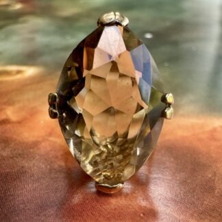 Vintage Smokey Quartz Ring - 9ct Gold