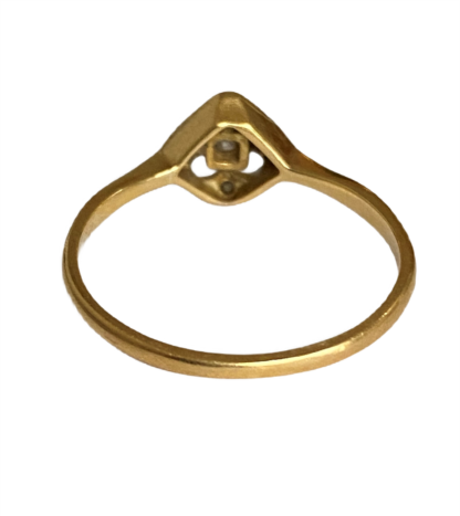 Edwardian Quatrefoil Ring 18ct Gold