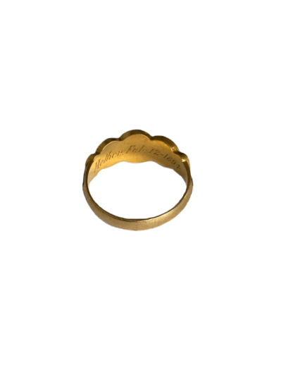 Victorian Mourning Ring - 18ct Gold - Image 4