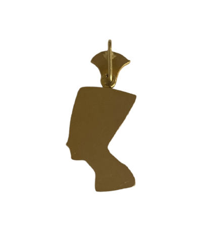 Queen Nefertiti 18ct Gold and Enamel Pendant - Image 2