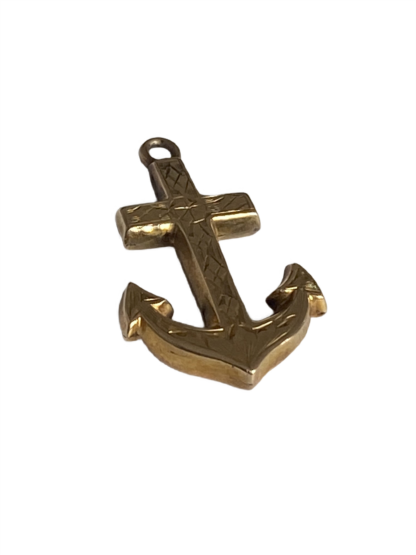 Victorian Anchor Charm/Pendant - 9ct Gold