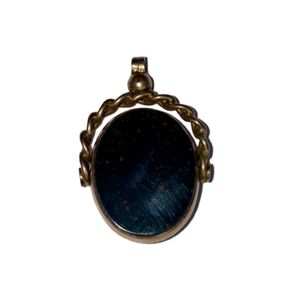 Victorian Bloodstone and Carnelian Spinning Fob - 9ct Gold