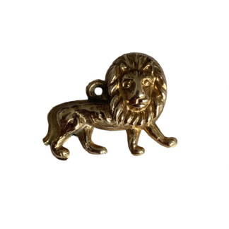 Vintage Lion Charm - 9ct Gold