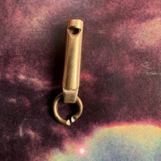 Antique Tiny Whistle Charm - 9ct Gold