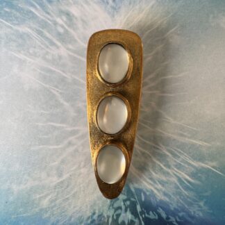 Contemporary Moonstone Brooch and Pendant - 14ct Gold