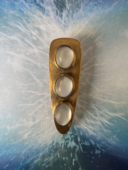 Contemporary Moonstone Brooch and Pendant - 14ct Gold