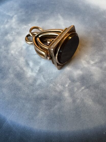 Victorian Fob With Carnelian - 9ct Gold - Image 2
