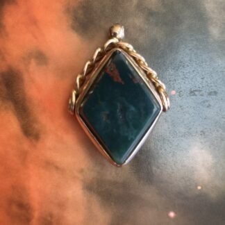 Edwardian Bloodstone Spinner Fob - 9ct Gold